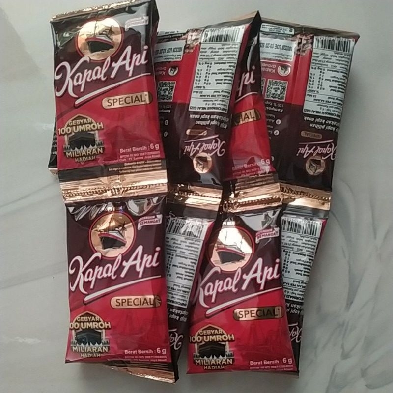 

kopi kapal api renceng 6gr isi 10pcs