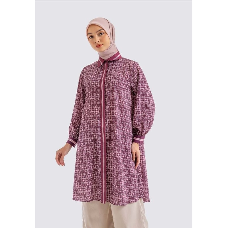 SALE NEW Ria Miranda Monogram Liara Revinna Gwen Shirt Ceko Dress RM