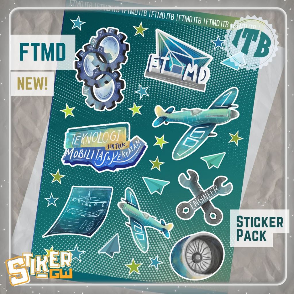 

[NEW] Sticker Pack FTMD ITB | STIKER FAKULTAS TEKNIK MESIN DAN DIRGANTARA INSTITUT TEKNOLOGI BANDUNG | StikerGW