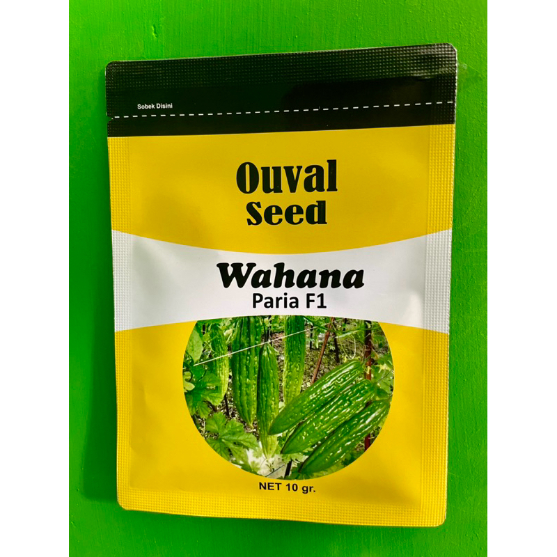 Benih Pare Hibrida Wahana F1 10 gram Ouval Seed Benih Unggul