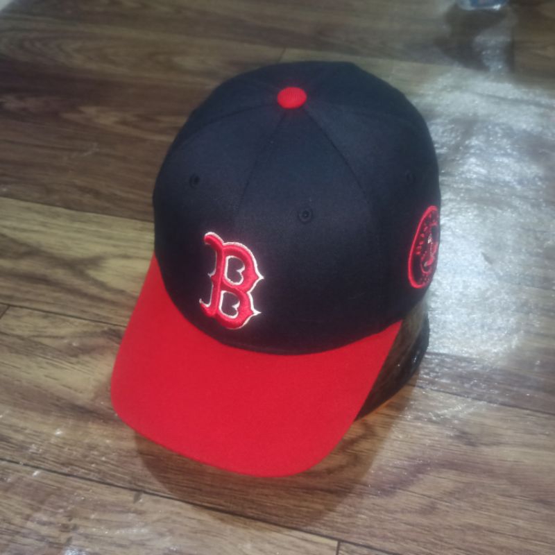 TOPI BASEBALL MLB MAJOR LEAGUE BASEBALL BOSTON REDSOX BUILD UP FLEXFIT SECOND ORIGINAL