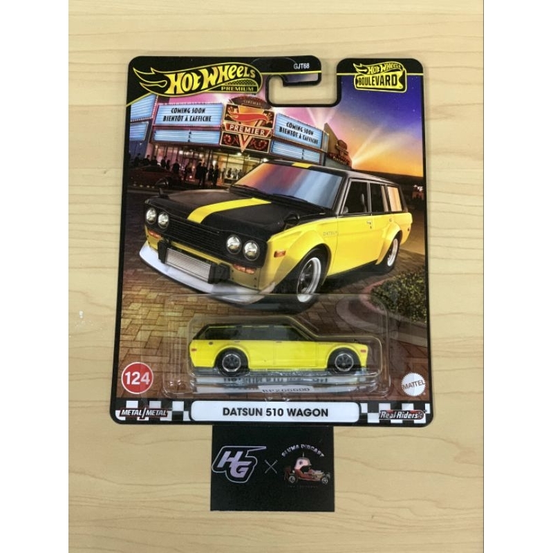 Hot Wheels Datsun 510 Wagon Kuning Boulevard