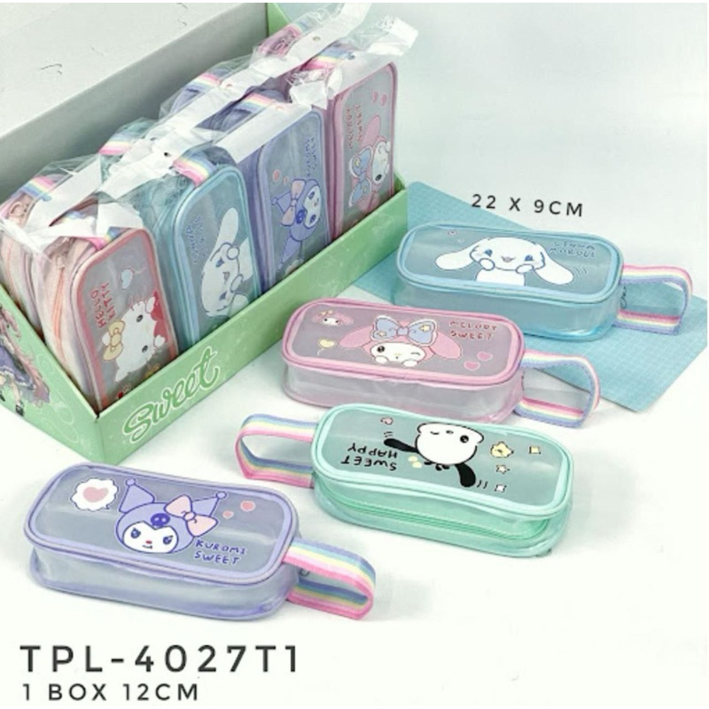 

Tempat pensil mtf sanrio / tempat pensil lucu / tempat pensil karakter / tas perlengkapan / tas penyimpanan / peralatan tulis / tas karakter sanrio / kuromi / melodi