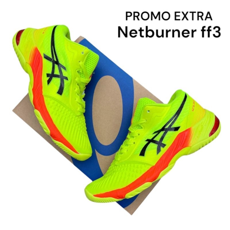 (COD) Sepatu Voli Pria / Sepatu Olahraga / Asics netburner ff3 / Sepatu Voli Super premium