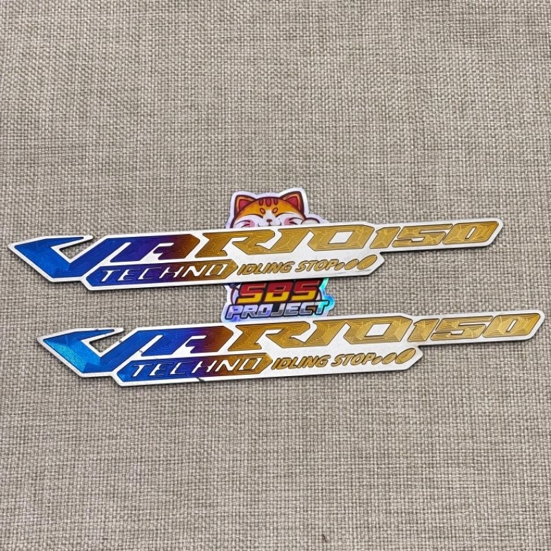 emblem honda body vario 150 idling stop original vietnam