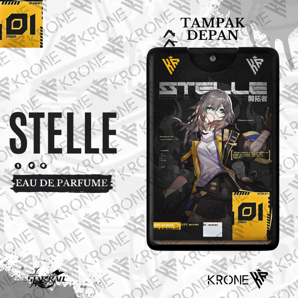 KRONE Parfume STELLE Honkai Star Rail - Parfum Anime STELLE HSR Aroma Wangi Tahan Lama