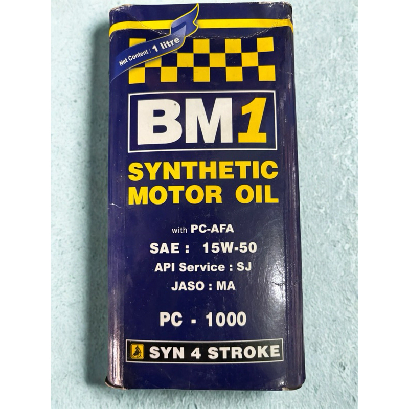 Oli motor BM1 15W-50 original 1 Liter/1L/1000ML PC 1000