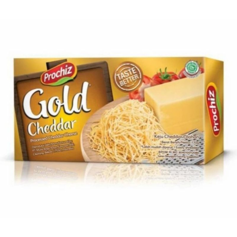 

keju cheddar gold prochiz 165 gr