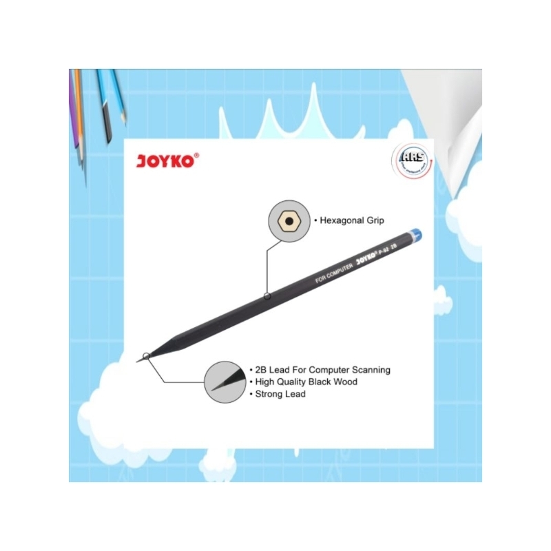 

PENSIL KAYU JOYKO P-92 KAYU HITAM