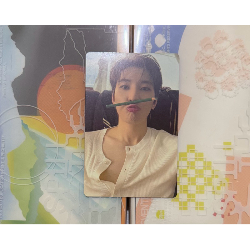 WTS Ready SEVENTEEN Photocard PC Wonwoo Pensil Dokyeom DK Spill the feels STF KIT