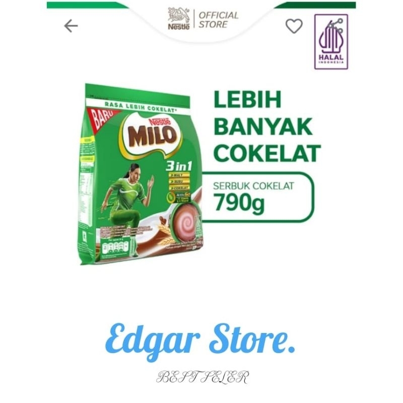 

MURAAHHH MILO HEALTHY DRINK 3 IN 1 790g / MILO HEALTHY DRINK ENERGY ACTIGEN - E 790g