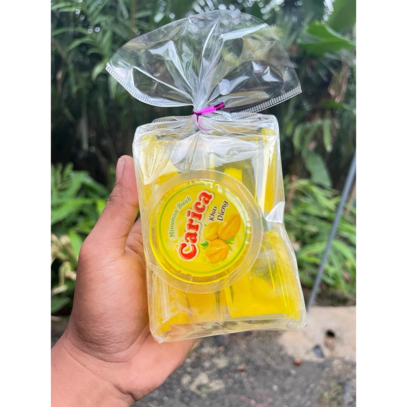 

Manisan Carica khas dieng Minuman Buah Carica Oleh-Oleh Dieng Wonosobo 100% Gula Murni isi 6 Cup
