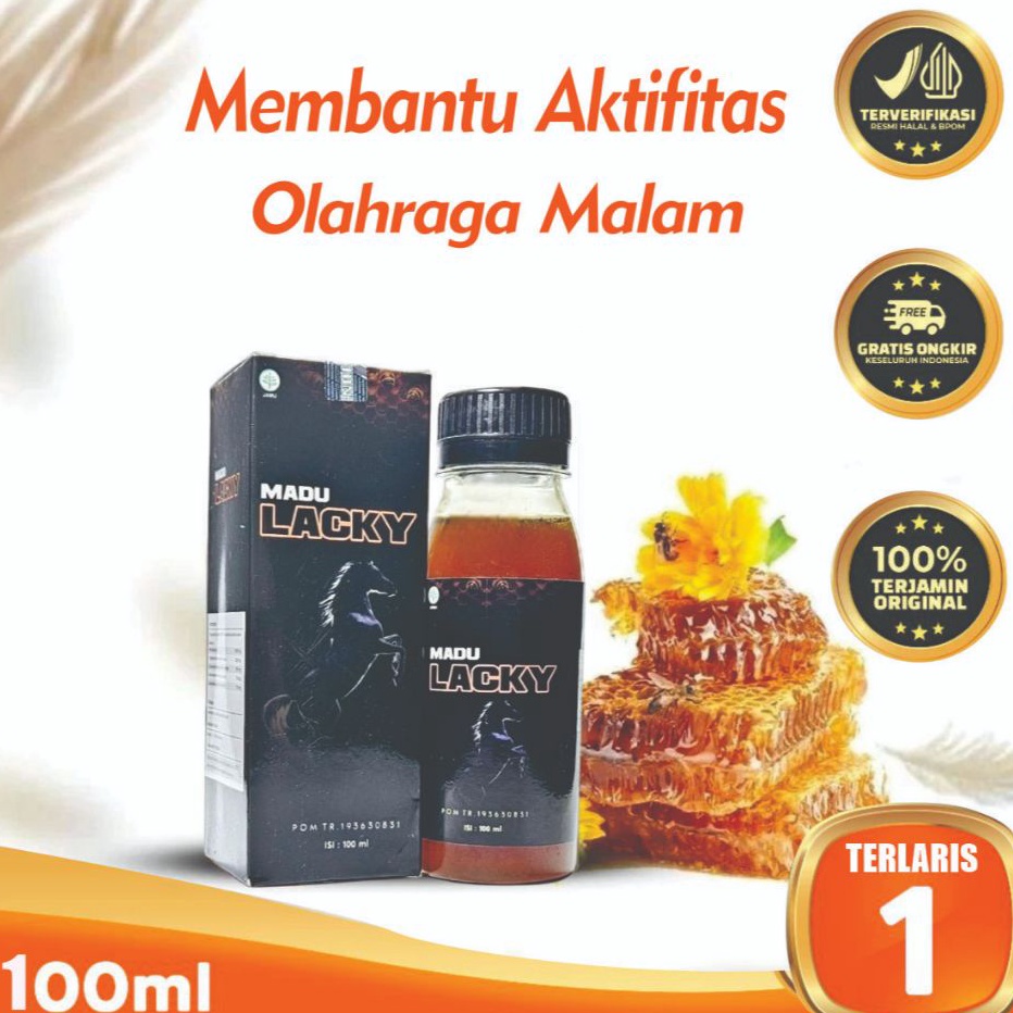 

Madu Lacky Original Sari Rempah Plus Madu Murni Asli Tanpa Campuran Sudah Bpom dan Dijamin Halal