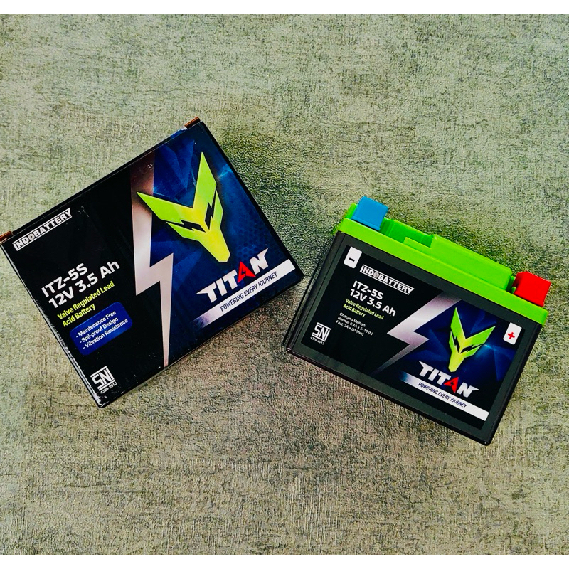 Aki kering karisma indopart Titan/Aki kering/Aki kering Titan/Aki ITZ Indopart Titan