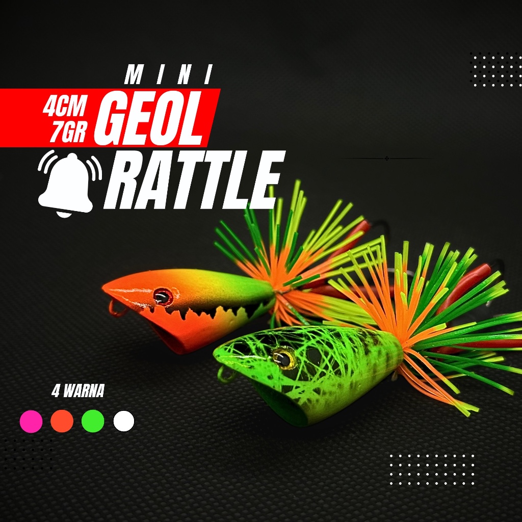 Mini Geol Umpan Casting Gabus Killer Kayu Jump Frog Lure Murah