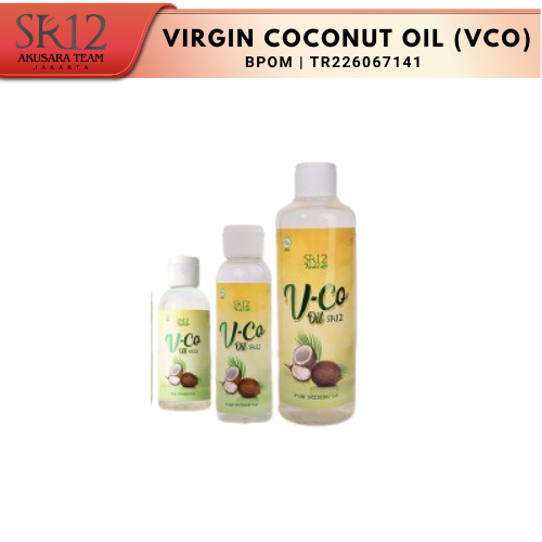 VCO OIL SR12 MINYAK VCO UNTUK KESEHATAN RAMBUT KULIT WAJAH KAKI PECAH PECAH RUAM POPOK BIANG KERINGA