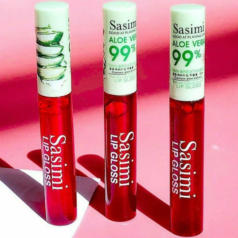 ❤️LAMONNA❤️ LIP TINT SASIMI ALOEVERA Original Lip Gloss
