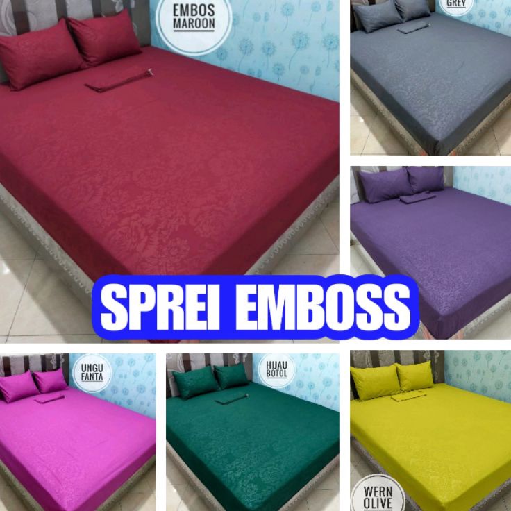 Recomend SPREI EMBOS Sprei Polos Sprei EMBOS