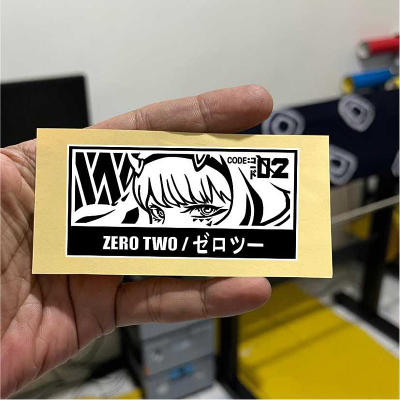 stiker anime two zero, anime, stiker nyala, hp, motor