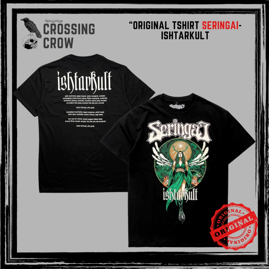 KAOS SERINGAI x DANILA ORIGINAL T SHIRT ISHTARKULT