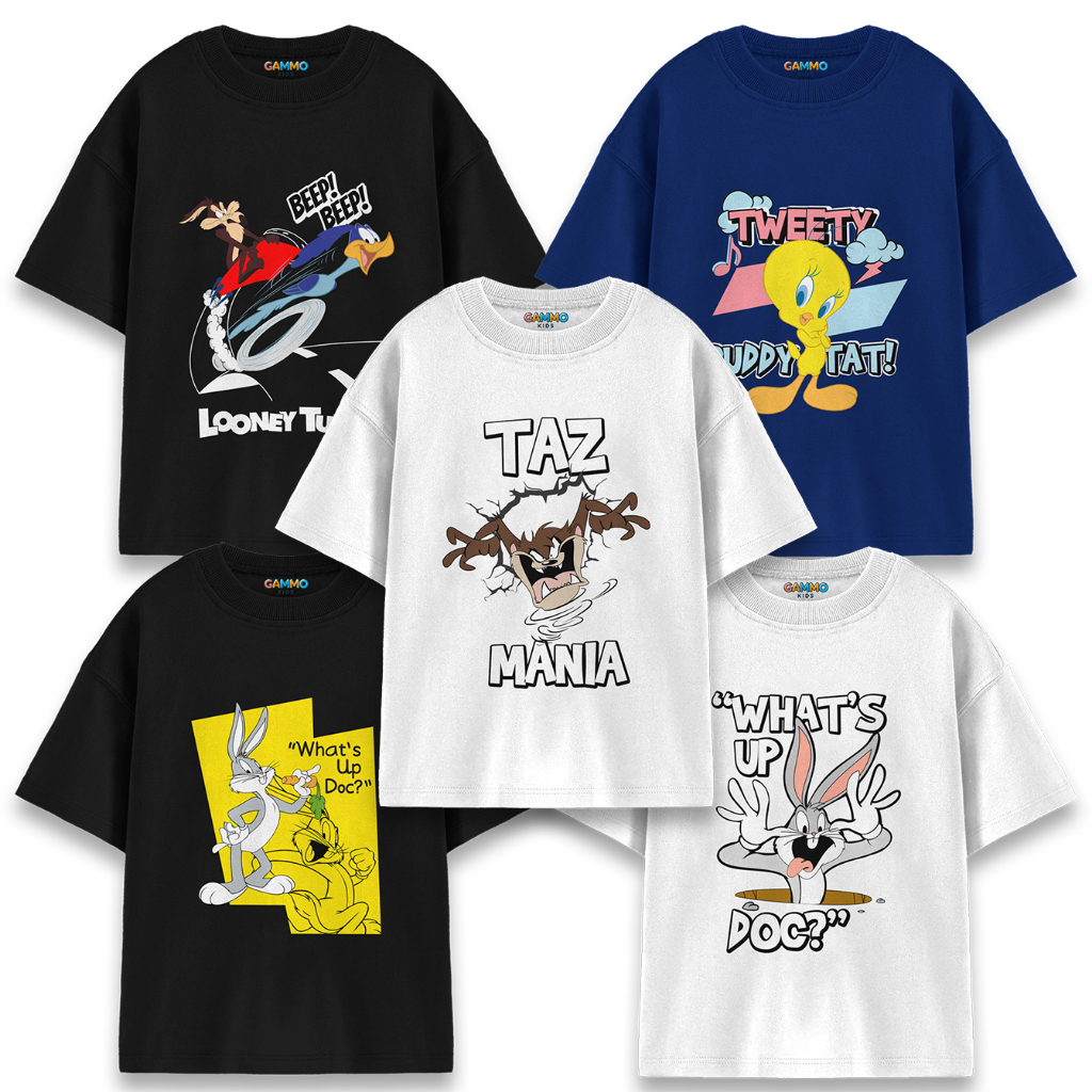 Kaos Anak Looney Tunes Tshirt Anak Looney Tunes Anak Laki-Laki dan Perempuan