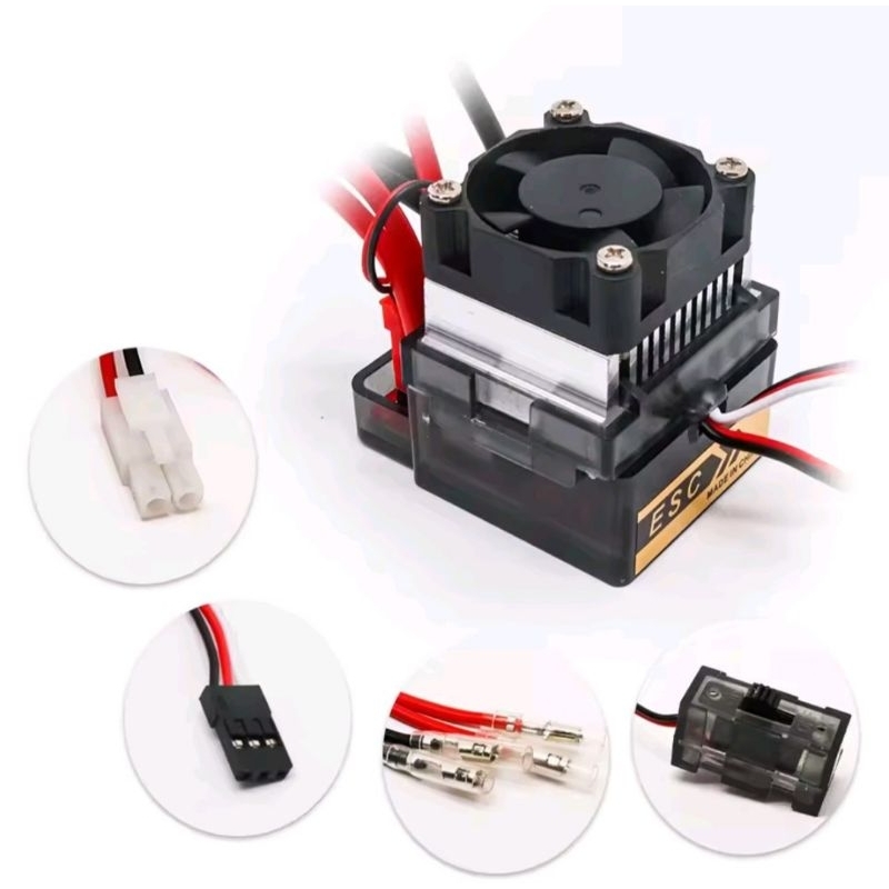 Esc Brushed 320a 7.2volt - 16volt Dual motor untuk rc car truk boat