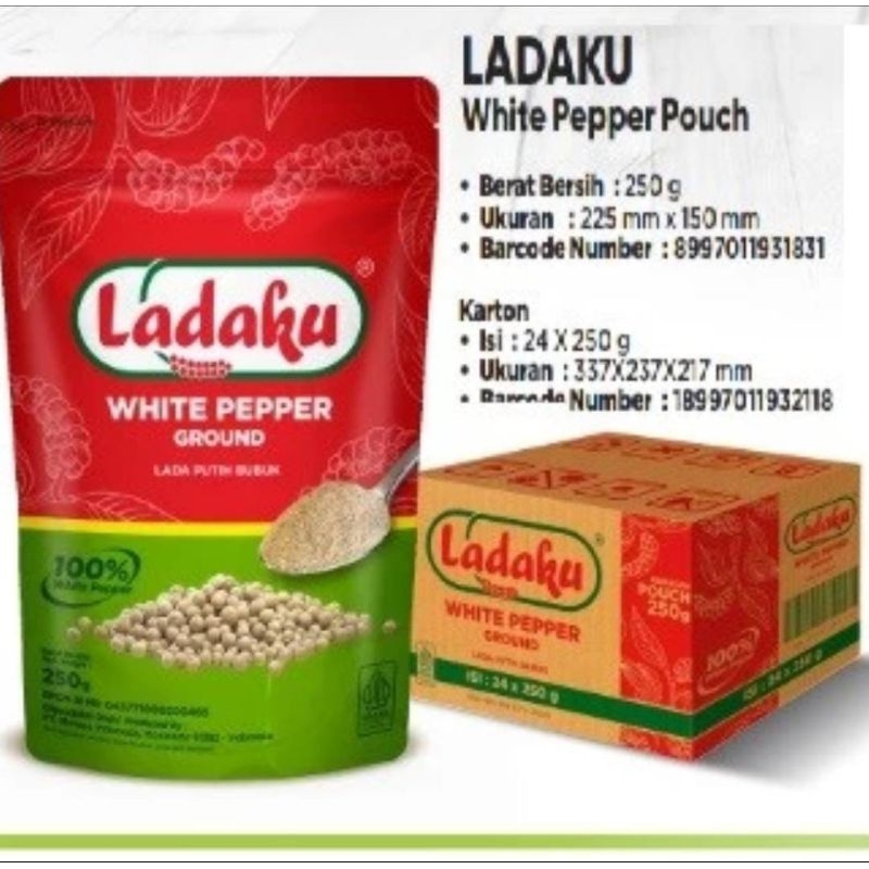 

Ladaku Merica bubuk 250gr isi 24pcs