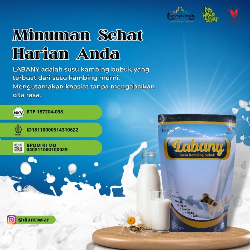 

Labany Susu Kambing Bubuk Etawa Fresh