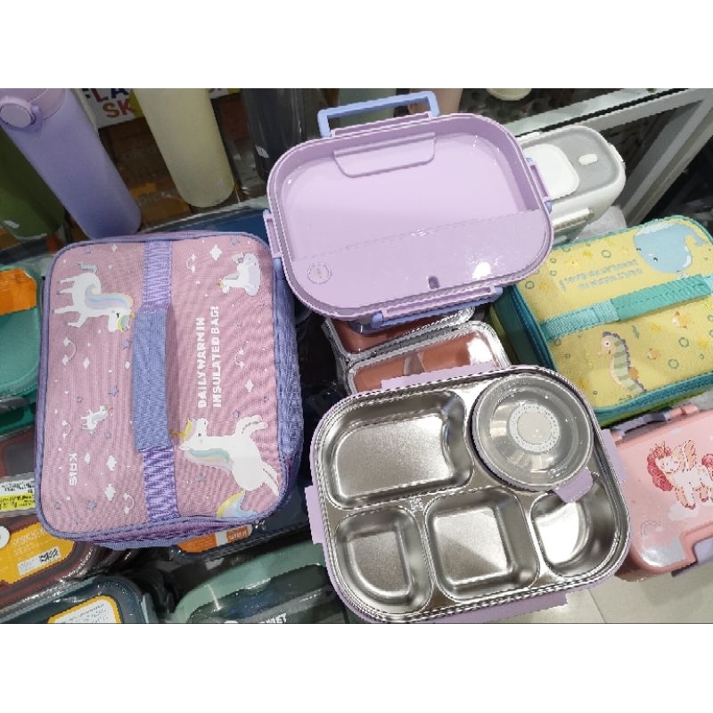 Set Tas Bekal Anak Stainless Steel