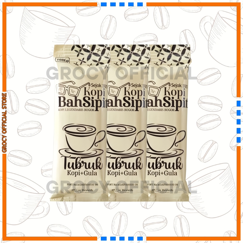 

Kopi Bubuk Plus Gula Bah Sipit Cap Kacamata 1 Pack Isi 20 Sachet x 20 Gram Khas Kota Bogor