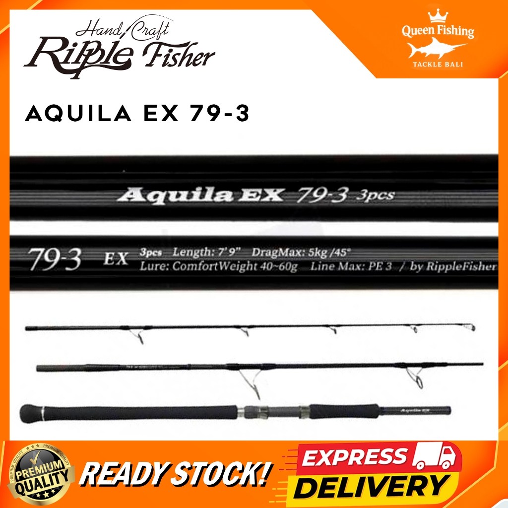 ROD RIPPLE FISHER AQUILA EX 79-3 POPPING CASTING