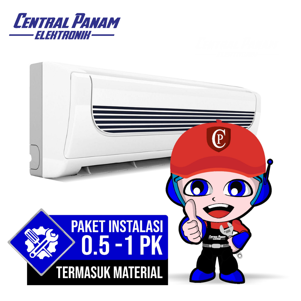 JASA INSTALASI Pemasangan ac 0,5 - 1 PK Central Panam Elektronik