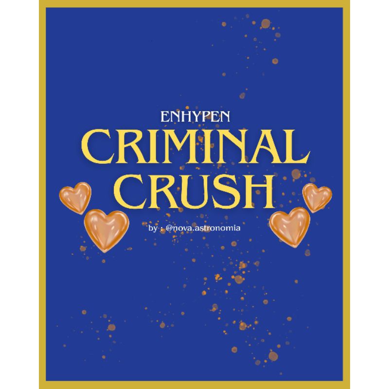 CRIMINAL CRUSH Mini Fankit ENHYPEN | Jungwon, Heeseung, Jay, Jake, Sunghoon, Sunoo, Ni-ki