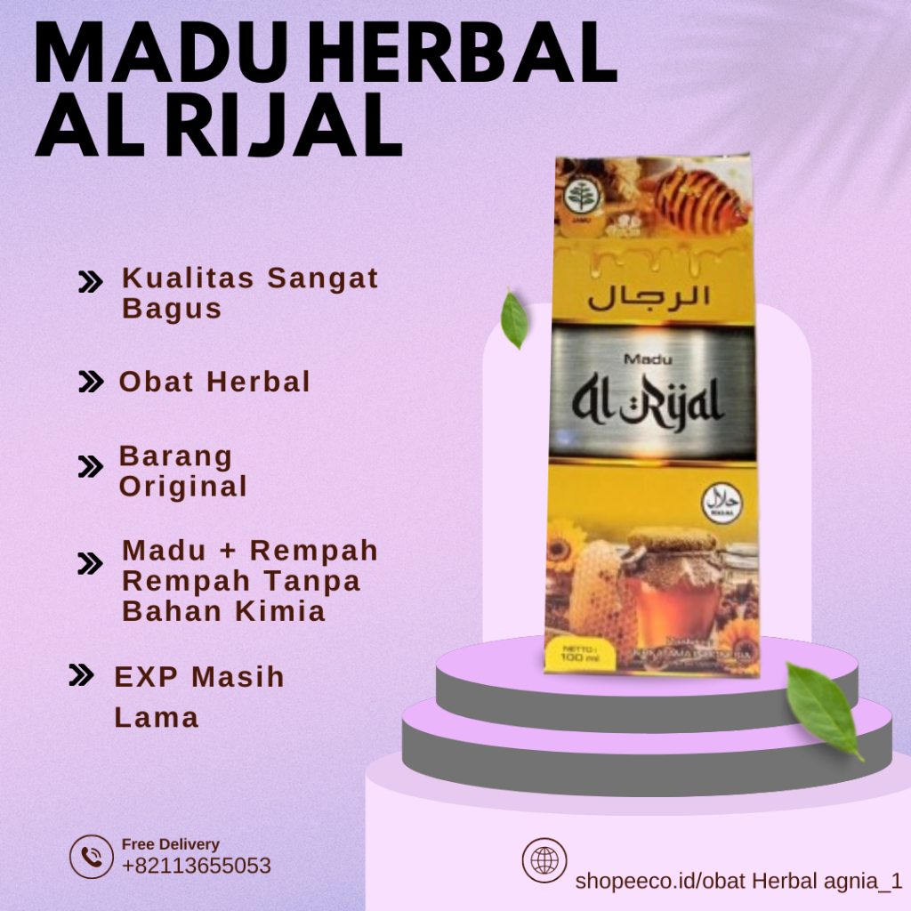 

Madu Ar Rijal Penambah Gairah Stamina Madu Herbal Obat Herbal Madu Herbal Alami 100 % Tanpa Campuran