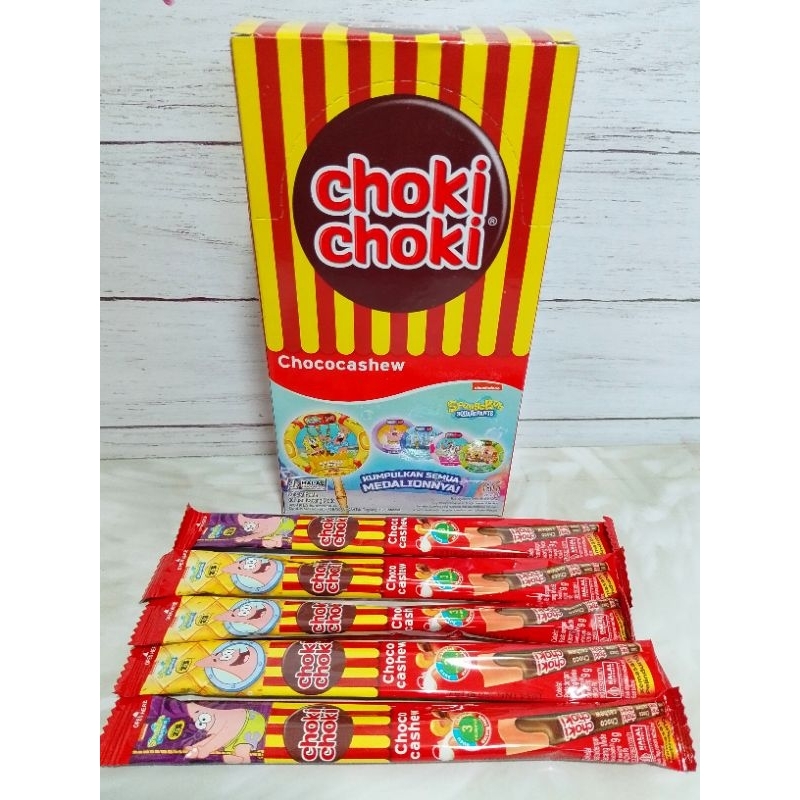 

BEST SELLER Choki Choki Stick Coklat Pasta Kacang Mede 180gr @ isi 20 Pcs ( 1 Box ) Exp aman Ecer Grosir Harga super Terjangkau