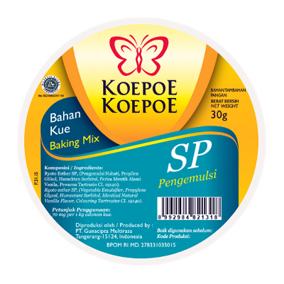 

KOEPOE KOEPOE SP Pengemulsi 30 g / SP Pengembang Kue