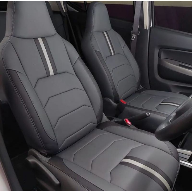 cover jok mobil calya 3 baris BAHAN PREMIUM MB TECH CAMARO