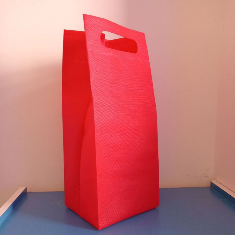 

6pcs Tas Spunbond Press Merah 12x11x28cm