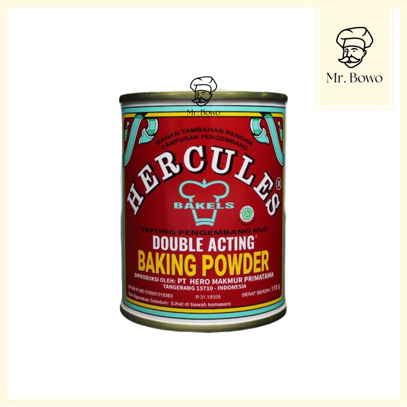 

Hercules Bakels Baking Powder Tepung Pengembang Kue (110g)