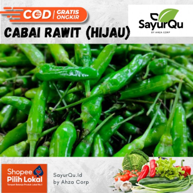 

Cabai Rawit Hijau Fresh 250 gram