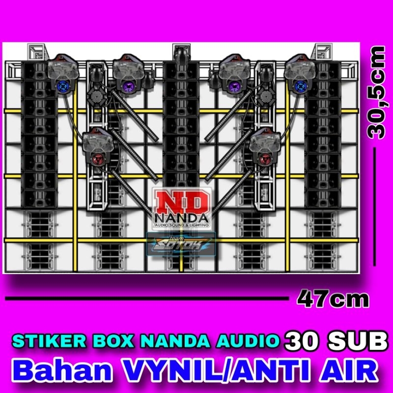 

STIKER MINIATUR BOX NANDA AUDIO ANTI AIR 1 LEMBAR