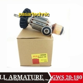 BULL ARMATURE ANGKER GWS 20-180 FOR MESIN GERINDA 7" INCHI BOSCH
