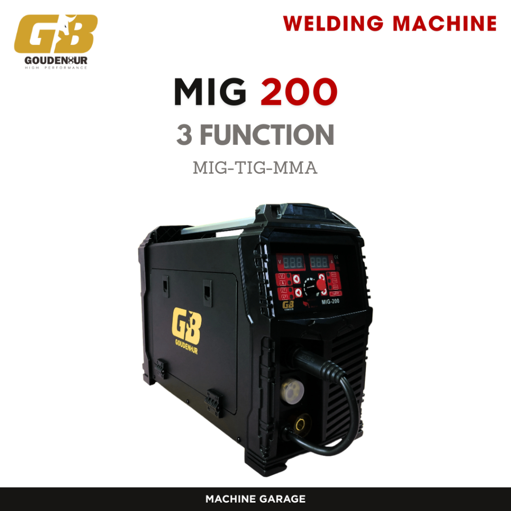 Mesin Las MIG 200 GB 3 in 1 tanpa co2 atau dengan gas