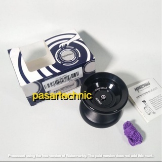 Yoyo Magic Yoyo Node Y01 Aluminium KK Bearing - Yoyo Freestyle - Hitam biru yoyo bagus y01 original
