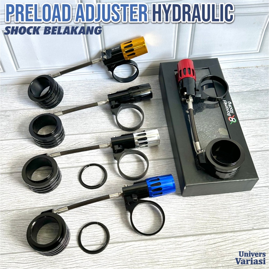 Hydraulic Preload Adjuster Shock Hidrolik Bonamici untuk shock belakang Vietnam PRELOAD ADJUSTABLE S