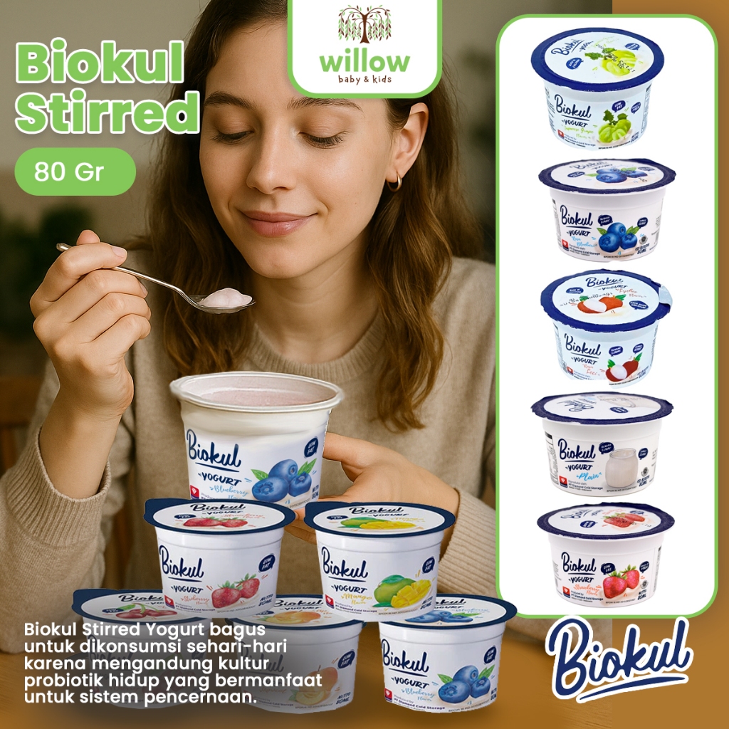 

Yogurt Minuman Instan - Biokul Stirred 80Gr