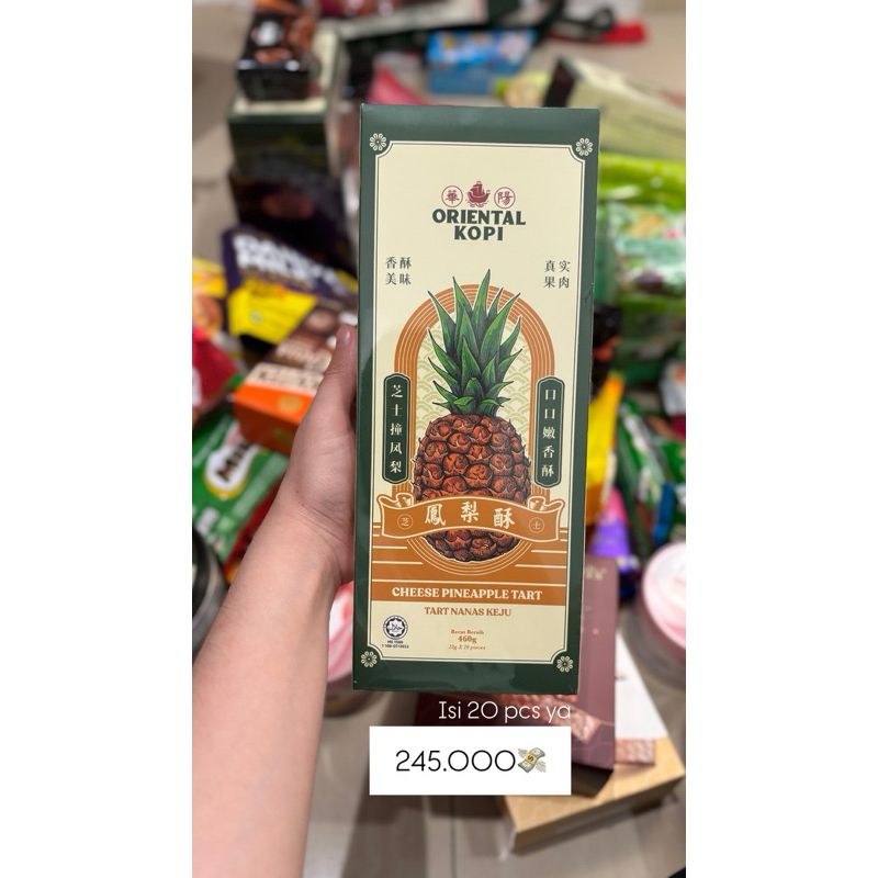 

Open PO Oriental Kopi Cheese Pineapple Tart (Ready 25 Juni 2025)