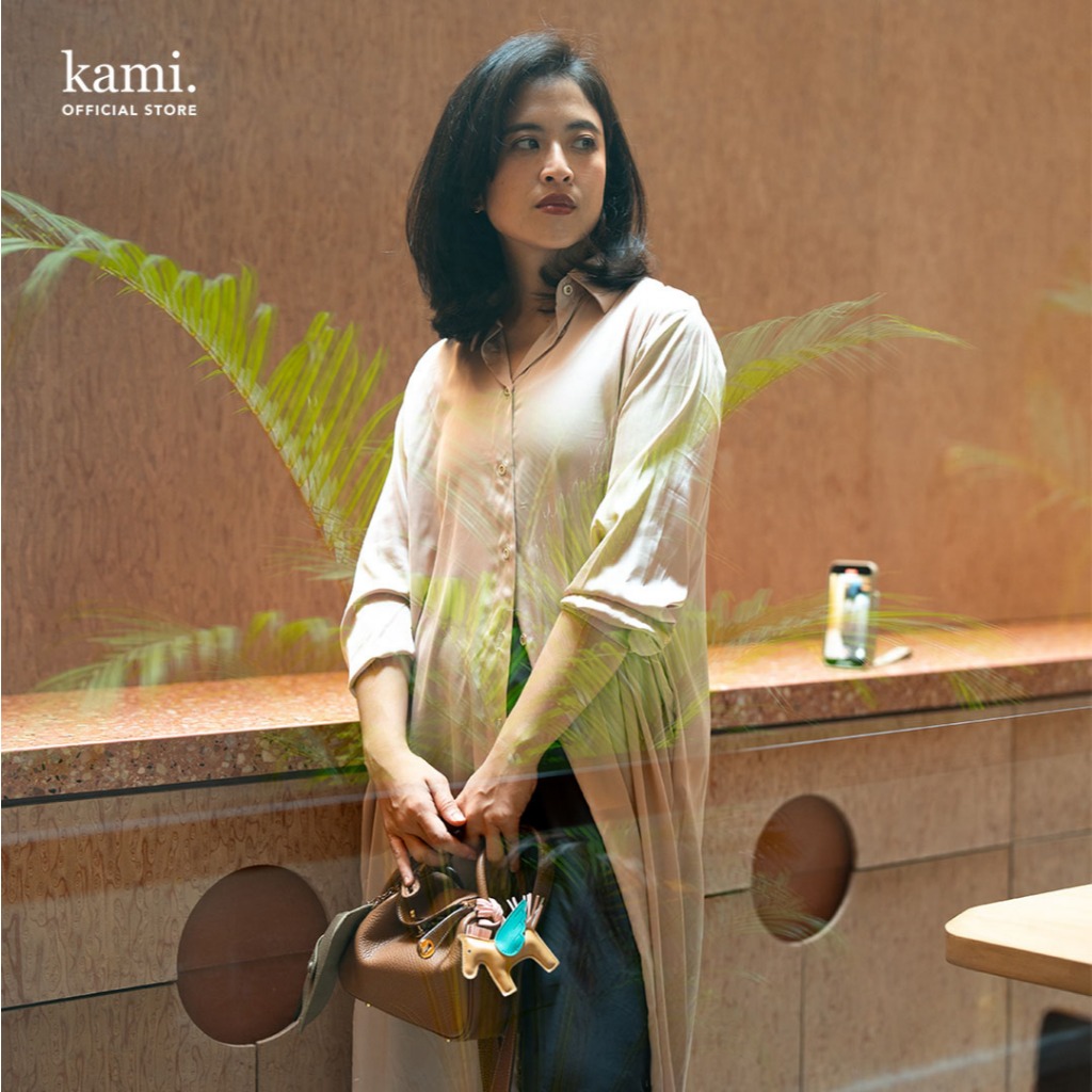 Kami Leia Shirt Dress Gamis Wanita