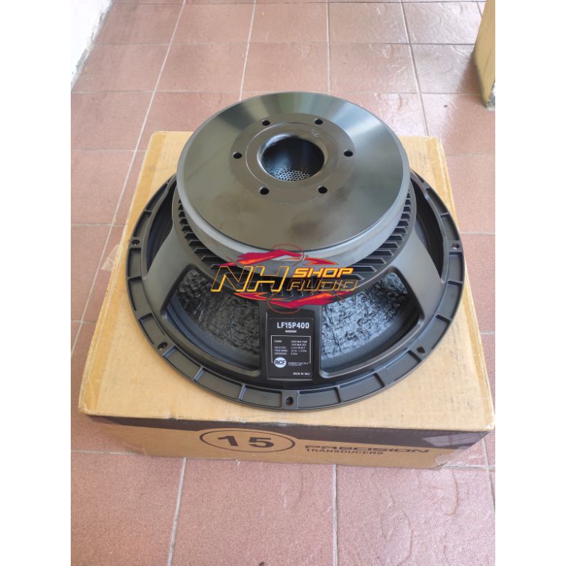 Speaker RCF L15P400 L15 P400 L 15P400 Woofer 15 inch 15in Coil 4 inchi Daun Coating Tahan Air RMS 80