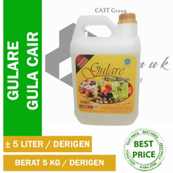 

Gulare Gula Cair/Syrup Fructose/Sirup Fruktosa 5 Liter / Derigen